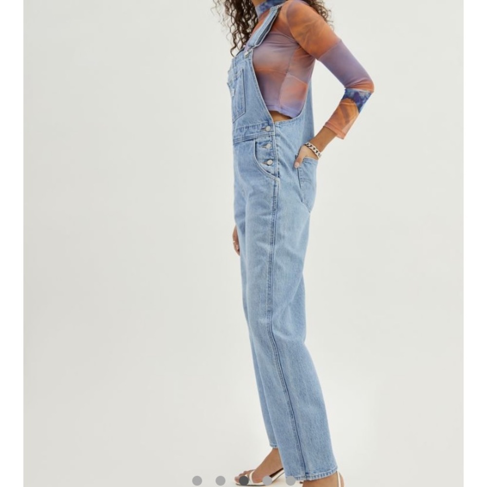 Levi’s Vintage Denim Overalls Light Blue - Picture 6 of 10